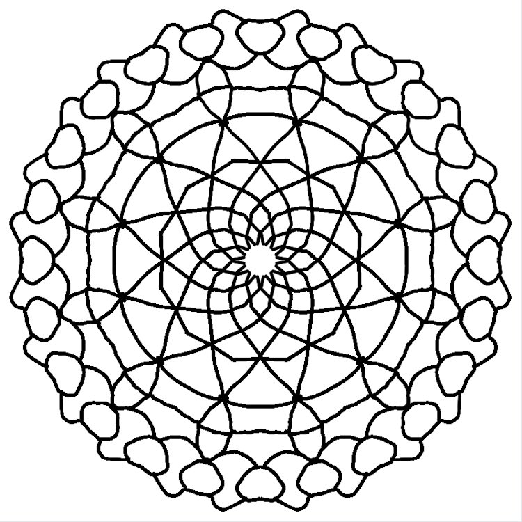 MDLNL01 50 Mandala Kleurplaten - Deel 1 - Afbeelding 2