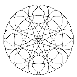 MDLNL01 50 Mandala Kleurplaten - Deel 1 - Afbeelding 4