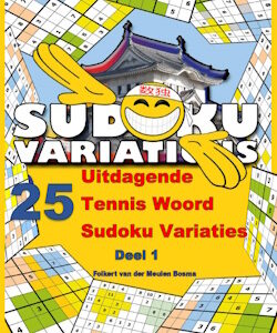 EBNL14: E-boek met 25 Uitdagende Tennis Woord Sudoku's