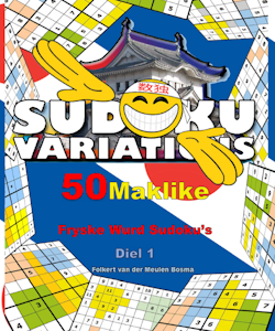 EBFR02 Sudoku Puzzel E-Boek: 50 Maklike Fryske Wurd Sudoku's – Diel 1