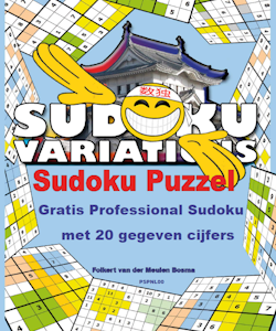 PSPNL00 Gratis Sudoku Puzzel voor Professionals