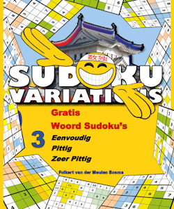 WSNL00 3 Gratis Woord Sudoku's met Verschillende Moeilijkheidsgraden
