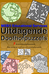 DPBNL00 10 Gratis Doolhofpuzzels Diverse Vormen en Moeilijkheidsgraden