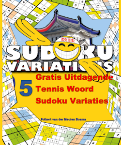 TWSNL00 5 Gratis Tennis Woord Sudoku Variaties